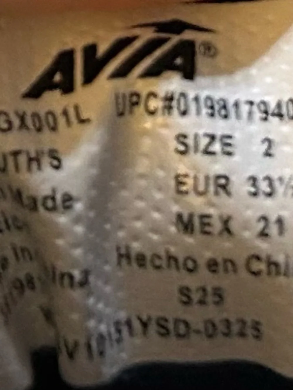 Avia Kids Silver and White Athletic Sneakers